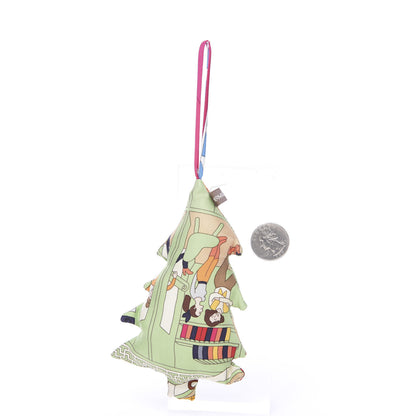 Hermes Silk Petit H Tree Ornament Charm 2 of 4