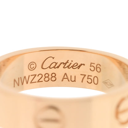Cartier 18K Yellow Gold 5.5mm LOVE Ring 56 7.5 4 of 5