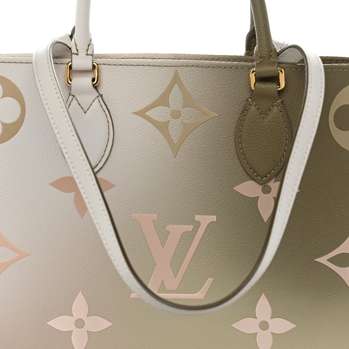 Louis Vuitton Monogram Giant Spring In The City OntheGo MM Sunset Kaki 7 of 9