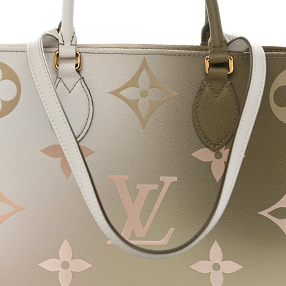 Louis Vuitton Monogram Giant Spring In The City OntheGo MM Sunset Kaki 7 of 9