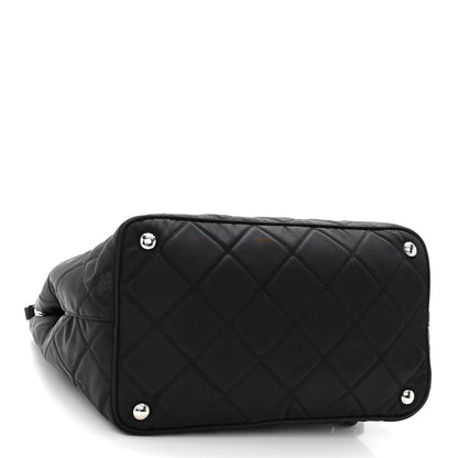 Prada Nylon Tessuto Impuntu Quilted Tote Black 3 of 10