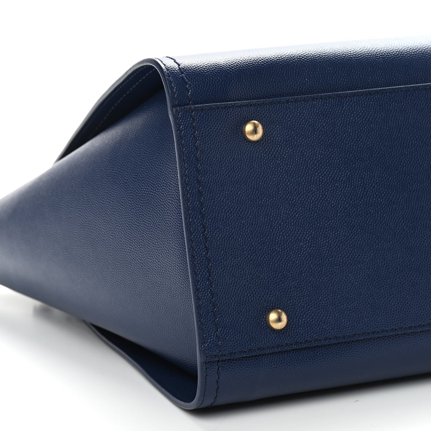 Chanel Caviar Small Studded Deauville Tote Navy 8 of 9