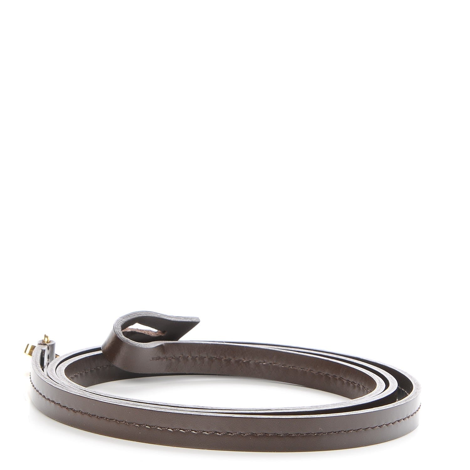 Louis Vuitton Calfskin 12mm Favorite Long Strap Brown 2 of 4