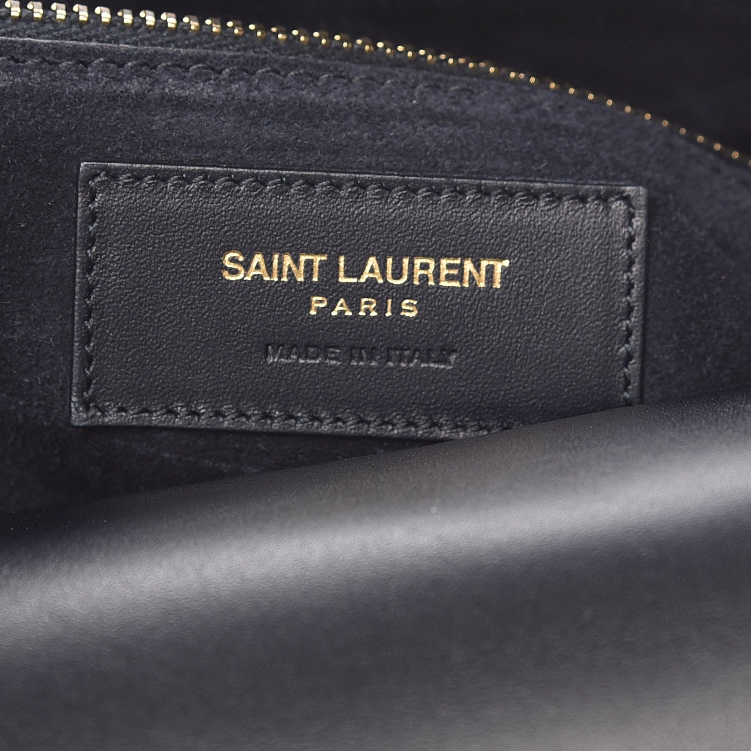 Saint Laurent Calfskin Classic Duffle 6 Marine 7 of 10