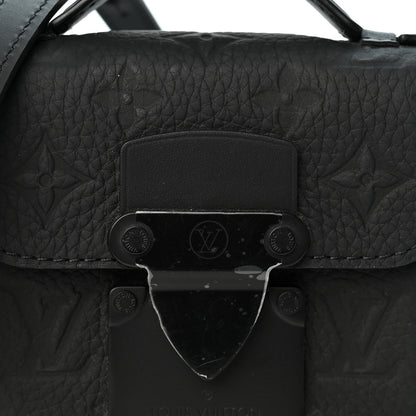 Louis Vuitton Taurillon Monogram Pico S Lock Ultra Black 7 of 9