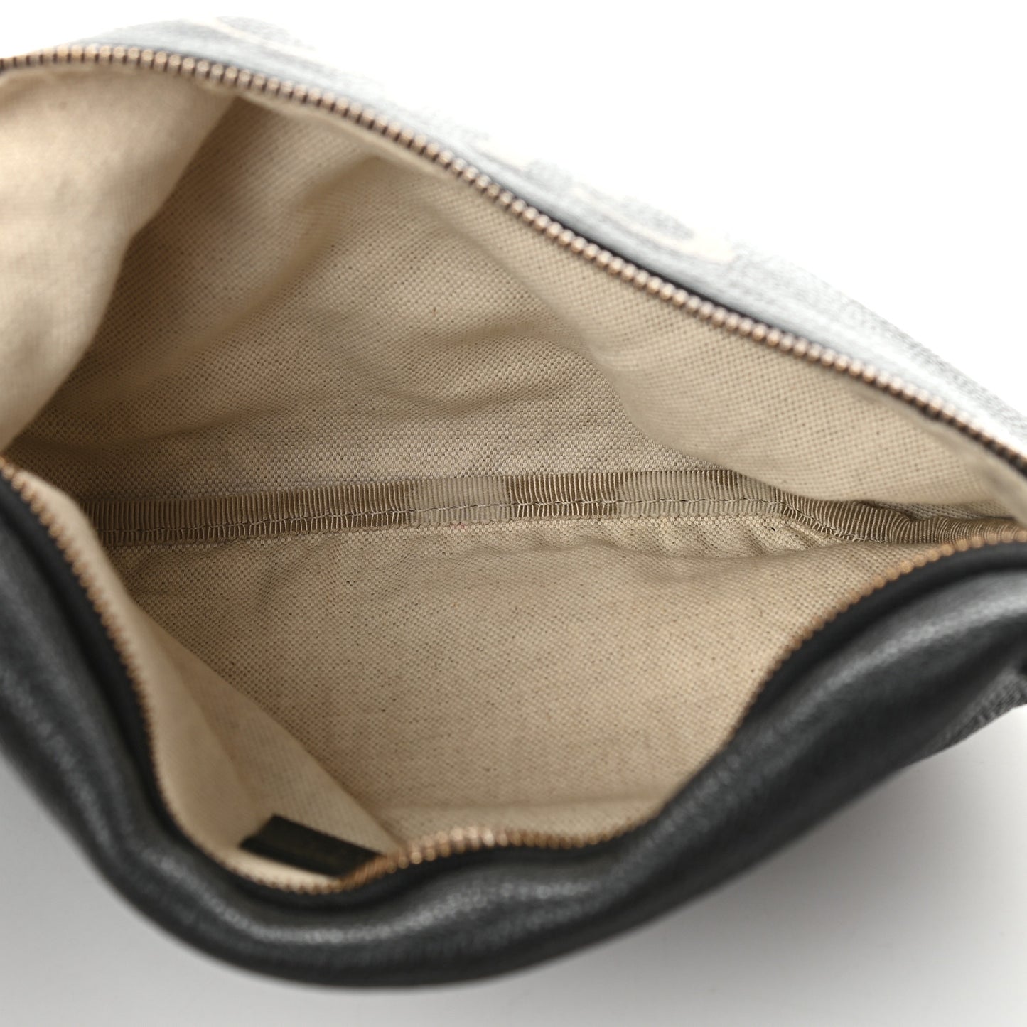 Grained Calfskin Logo Belt Bag Black