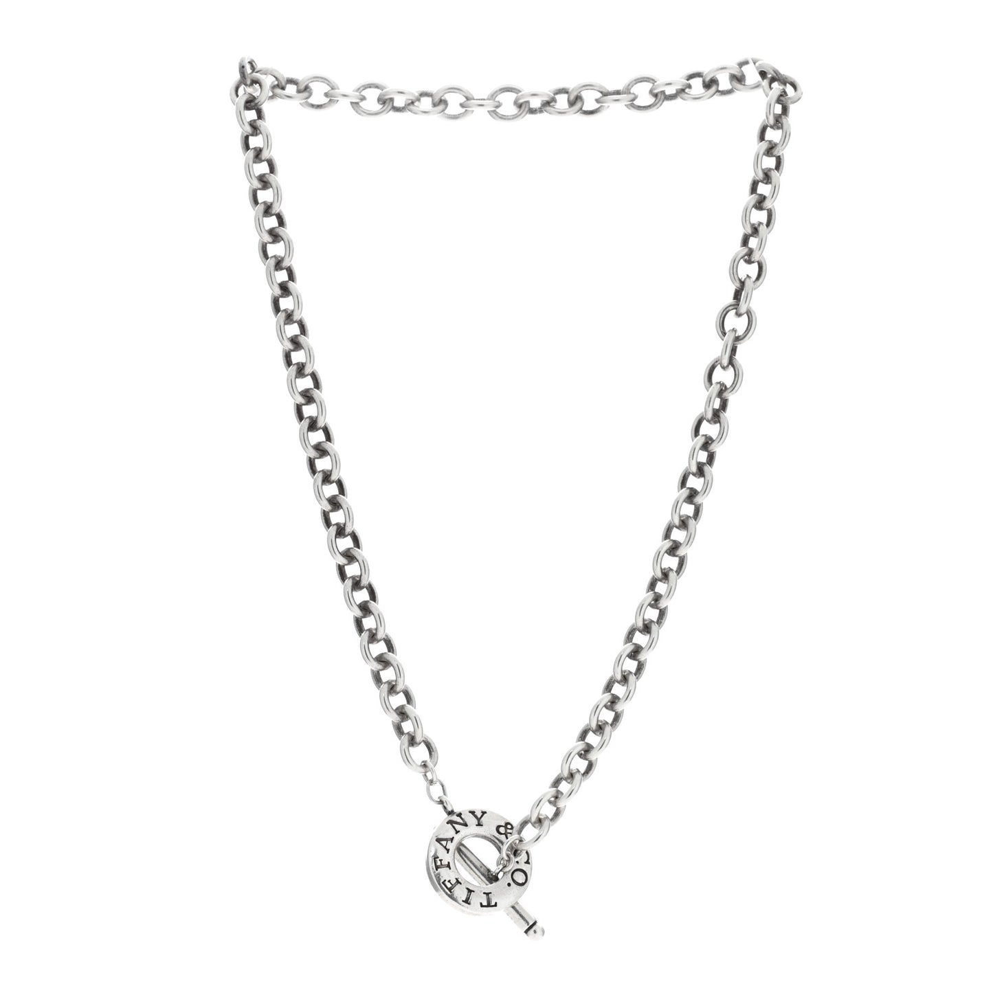 Sterling Silver 1837 Toggle Necklace