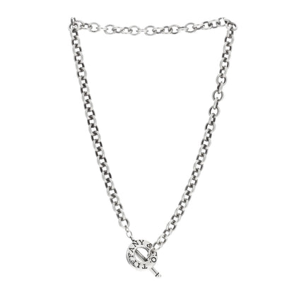Tiffany Sterling Silver 1837 Toggle Necklace 3 of 4