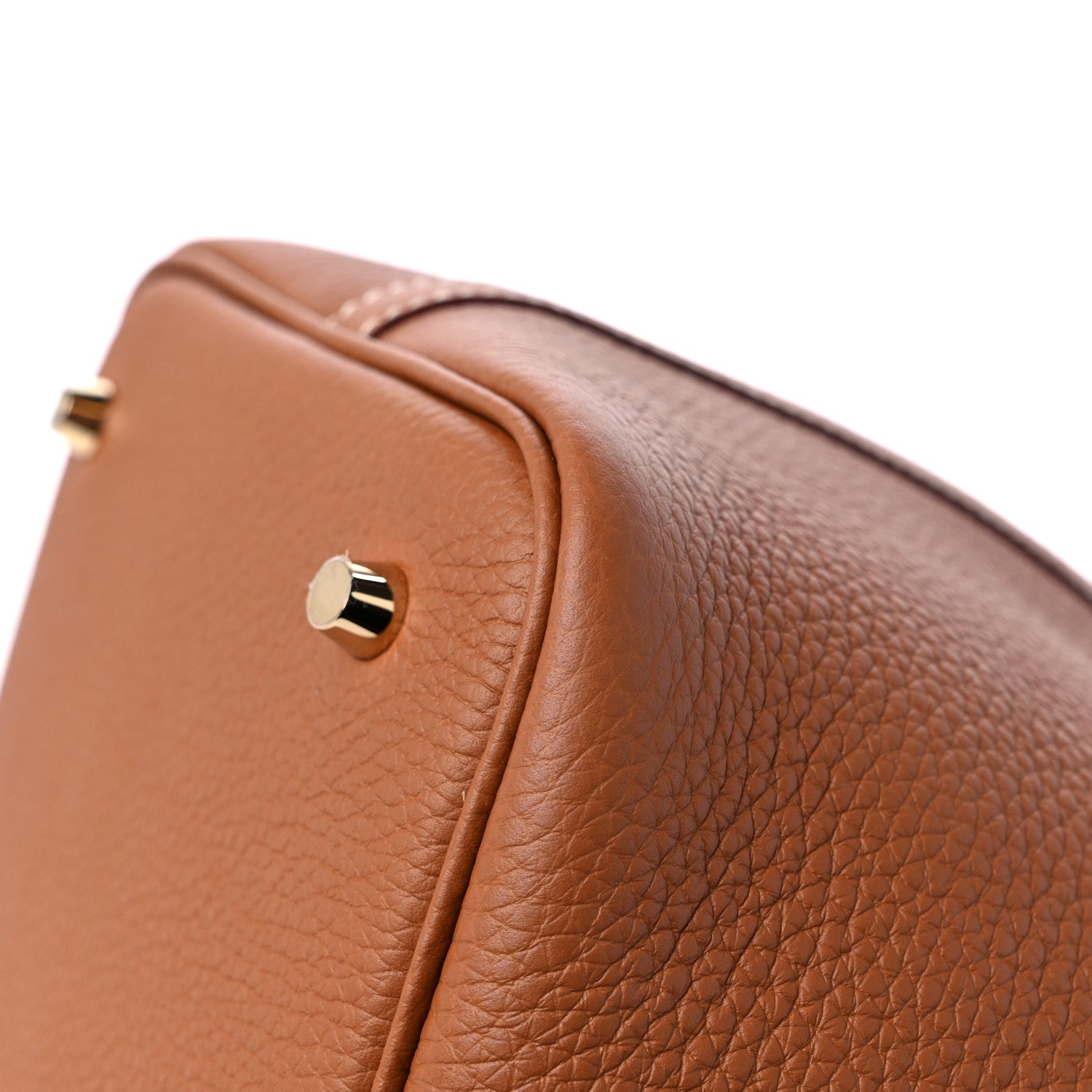 Hermes Taurillon Clemence Picotin Lock 22 MM Gold 11 of 12