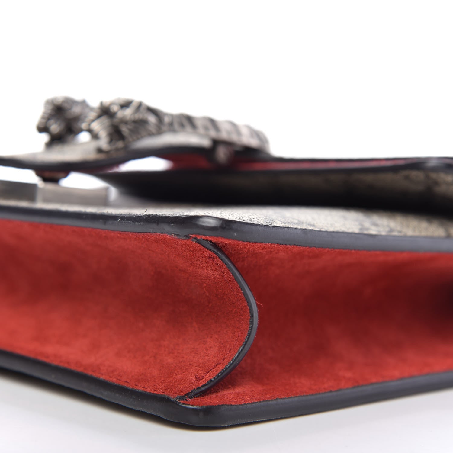 Gucci GG Supreme Monogram Mini Dionysus Shoulder Bag Hibiscus Red 7 of 11