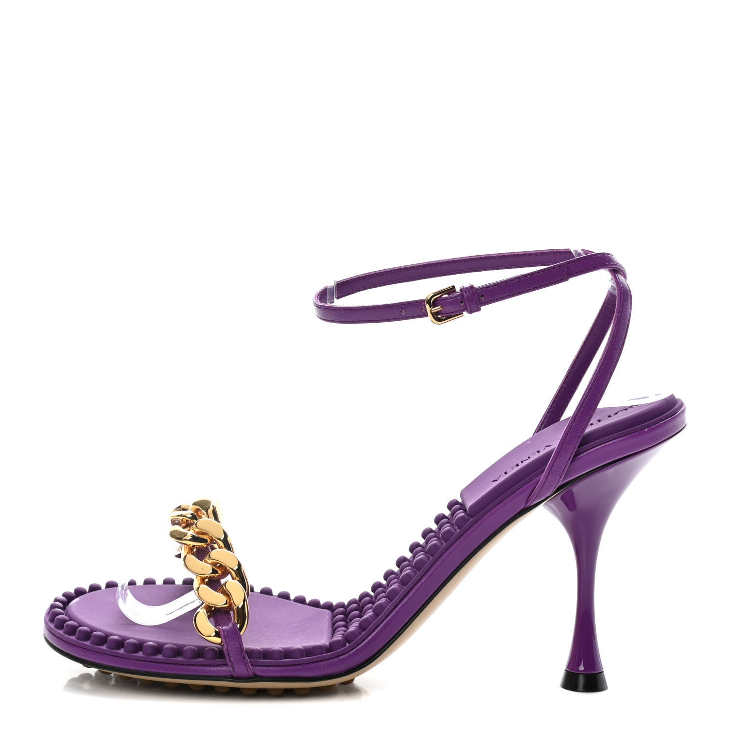 Bottega Veneta Lambskin Dot 90mm Sandals 37 Gumdrop 1 of 7