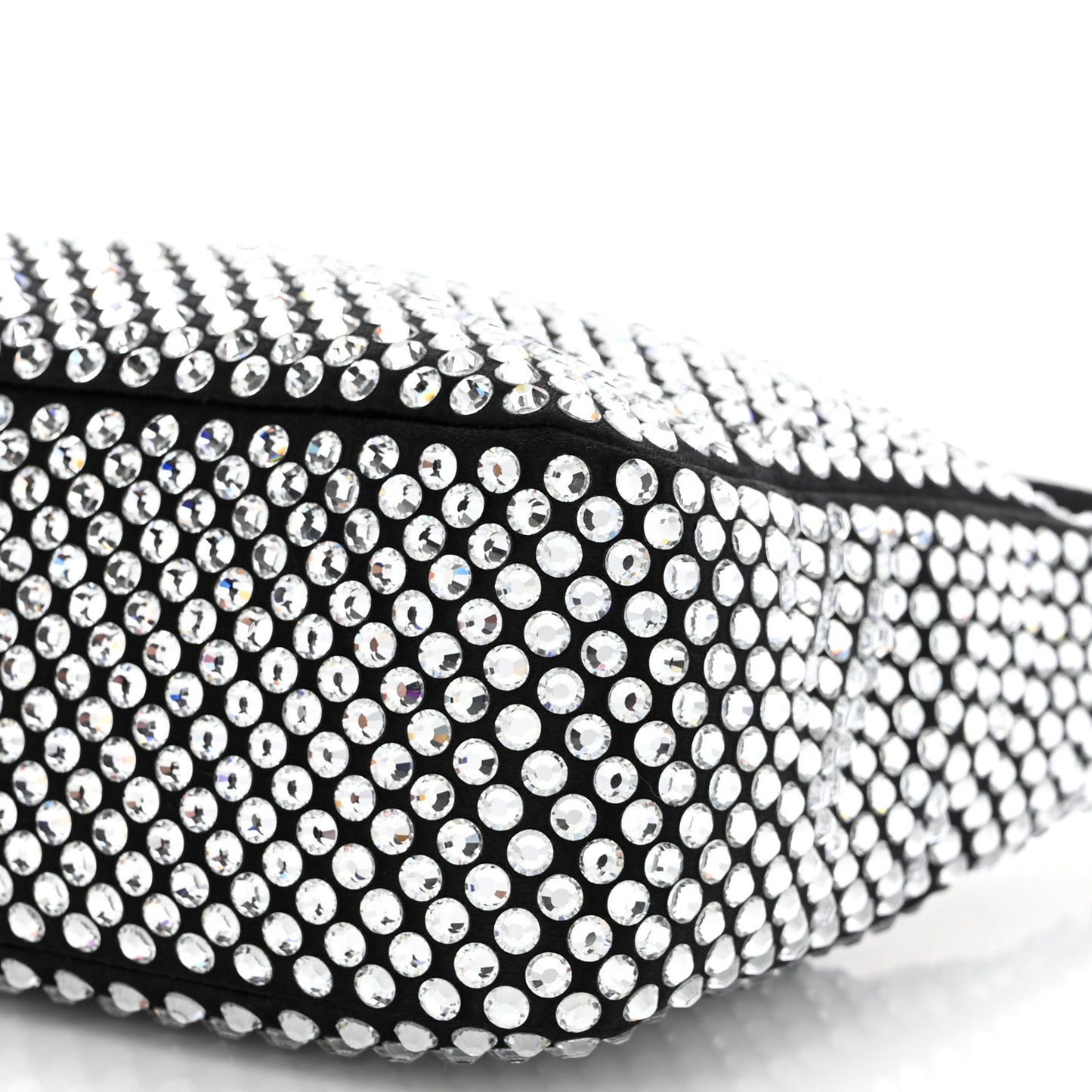 Satin Crystal Mini Re-Edition 2000 Bag Cristal
