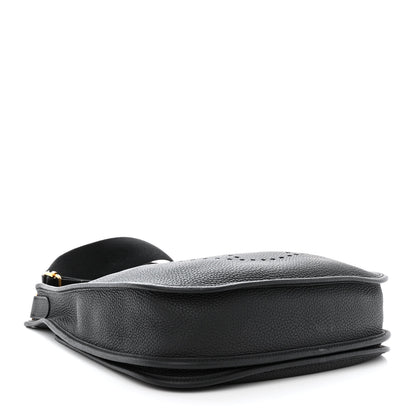 Hermes Taurillon Clemence Evelyne III PM Black 4 of 12
