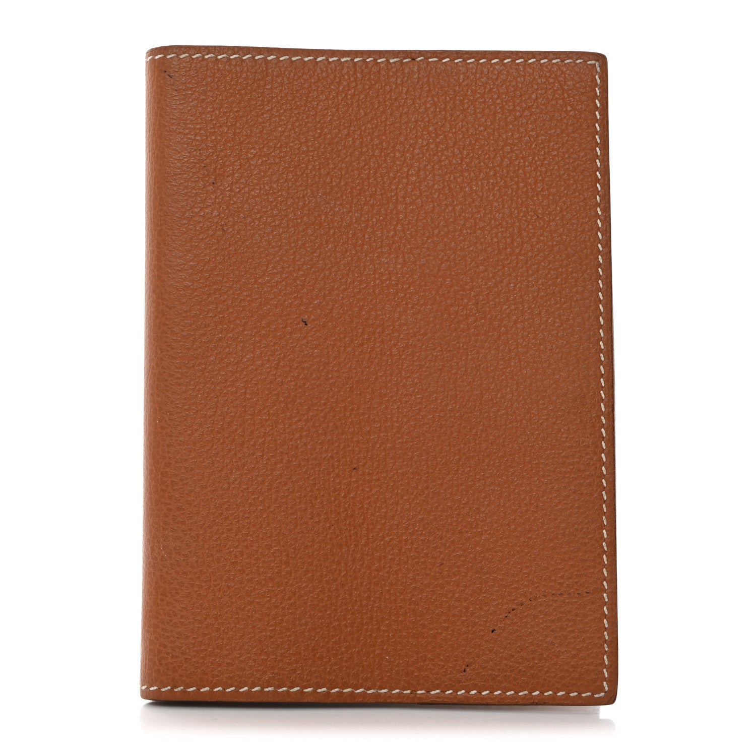 Hermes Evercolor MC2 Magellan Passport Holder Gold 1 of 11