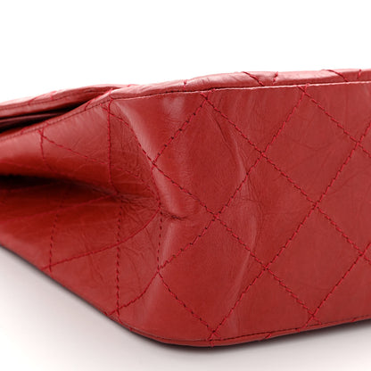 Chanel Aged Calfskin Quilted 2.55 Reissue 227 Flap Red 9 of 11