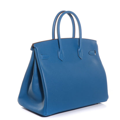 Hermes Epsom Birkin 35 Mykonos 3 of 24