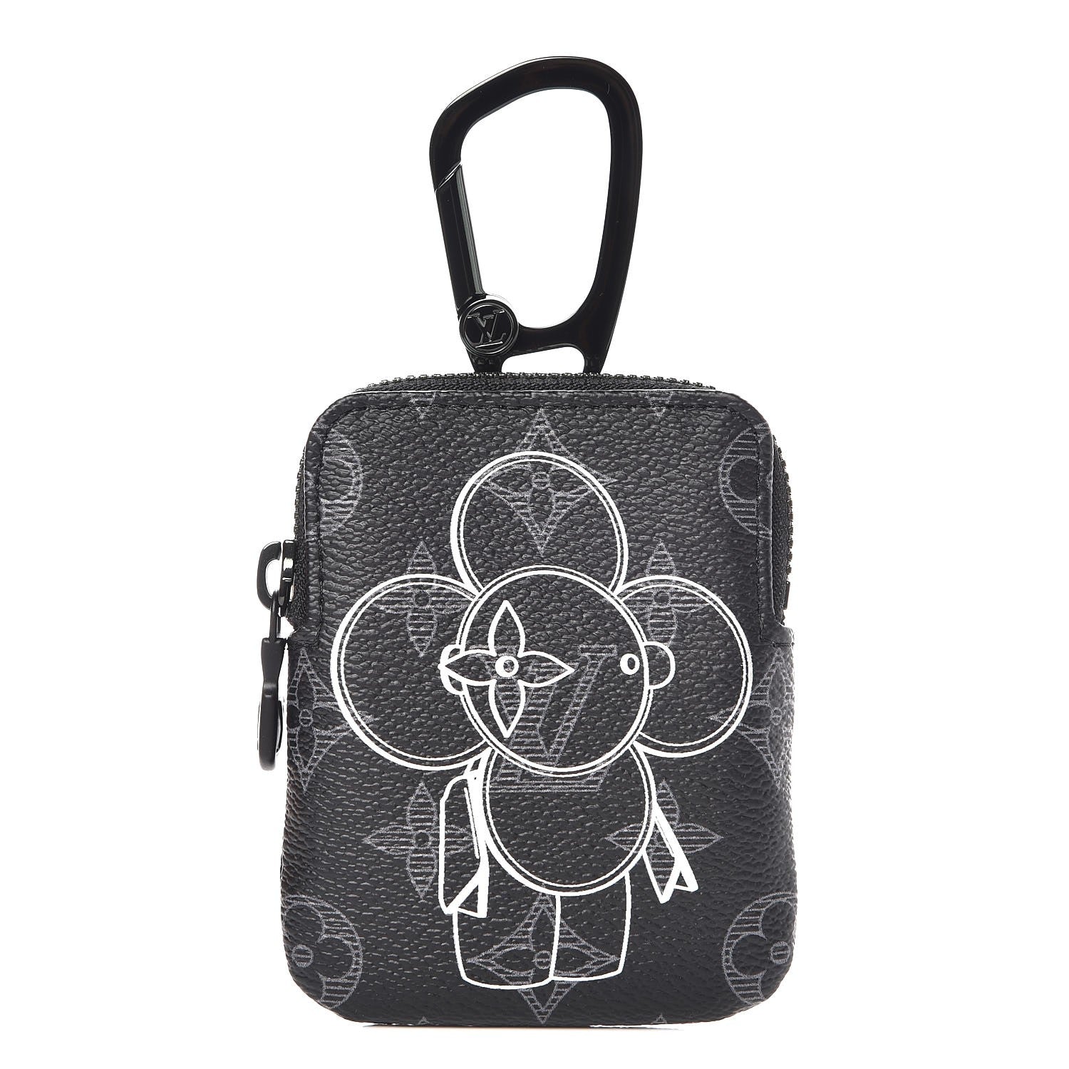 Louis Vuitton Monogram Eclipse Vivienne Zipper Key Ring 1 of 5