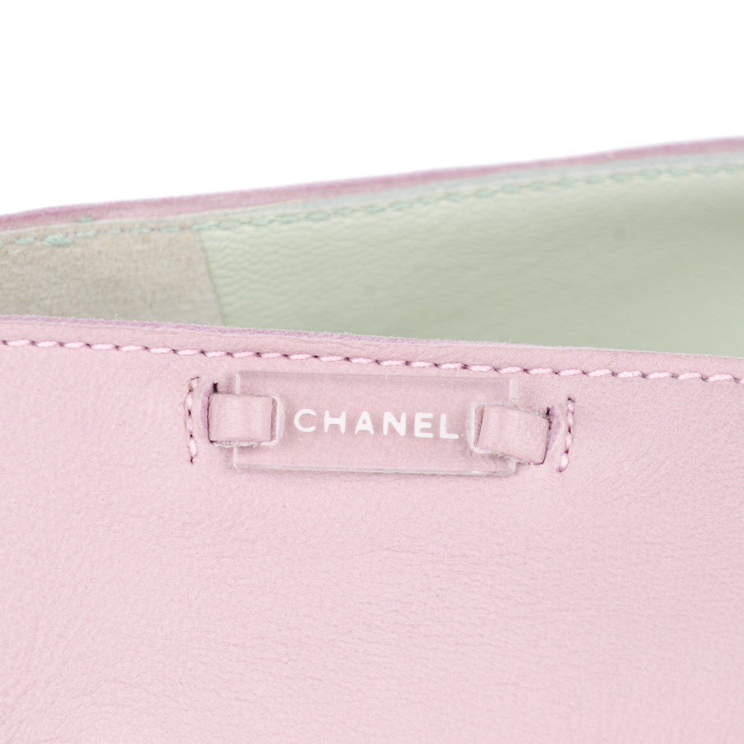 Lambskin Ballerina Flats 38 Pink