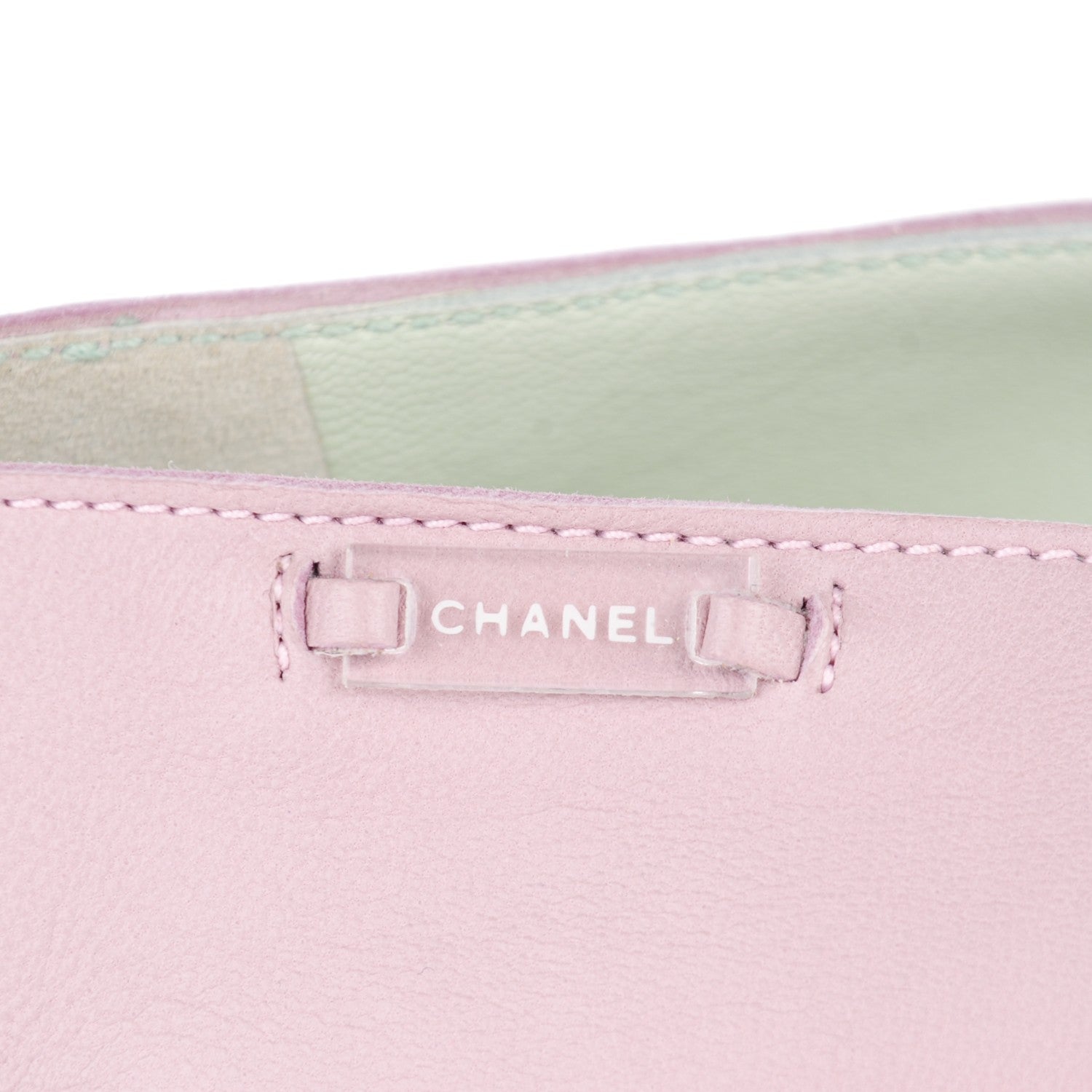 Chanel Lambskin Ballerina Flats 38 Pink 9 of 9