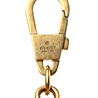 Gucci Brass GG Supreme Key Chain Multicolor 6 of 6