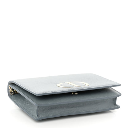 Christian Dior Calfskin 30 Montaigne 2 in 1 Pouch Cloud Blue 5 of 12