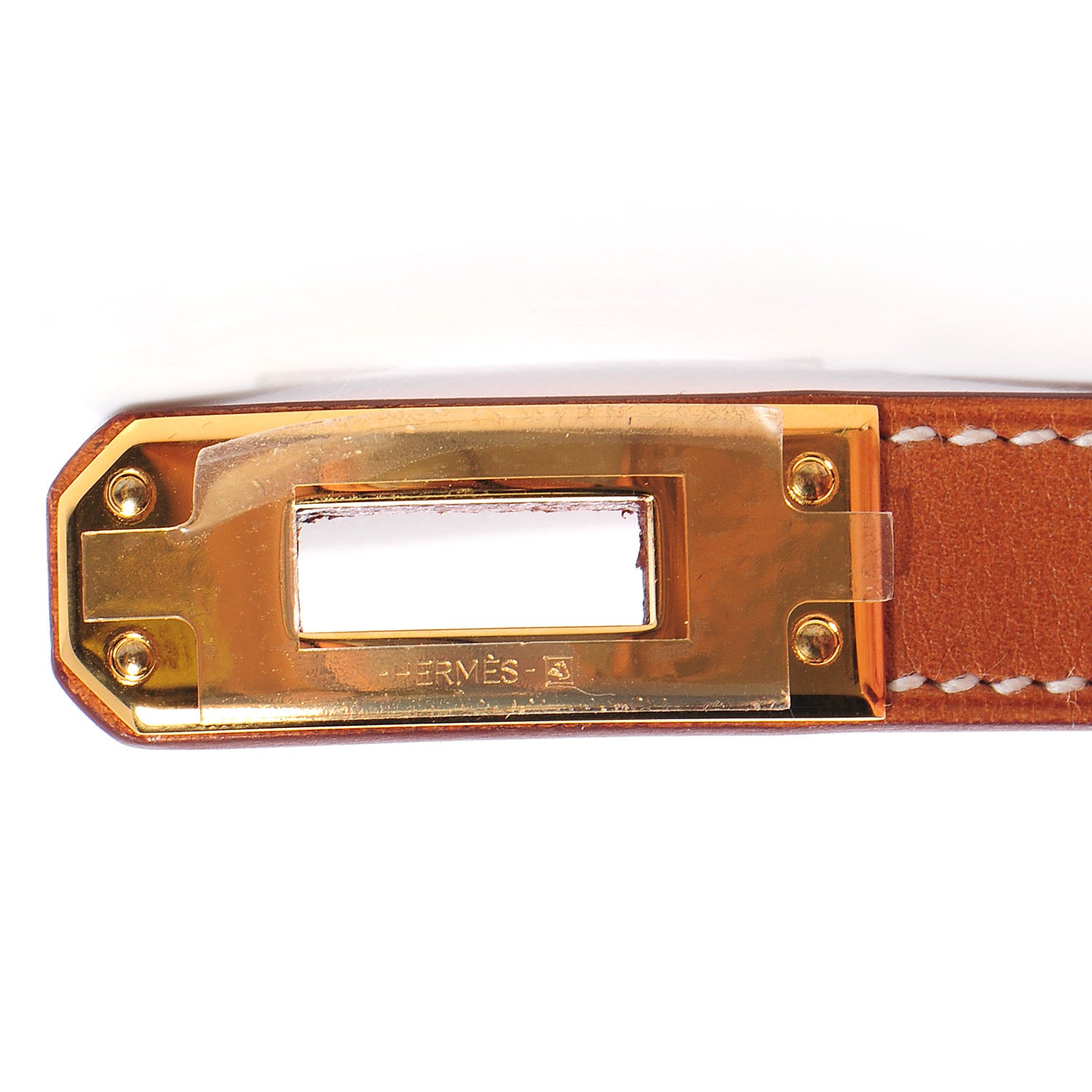 Hermes Barenia Kelly Double Tour Bracelet Small Fauve 5 of 6