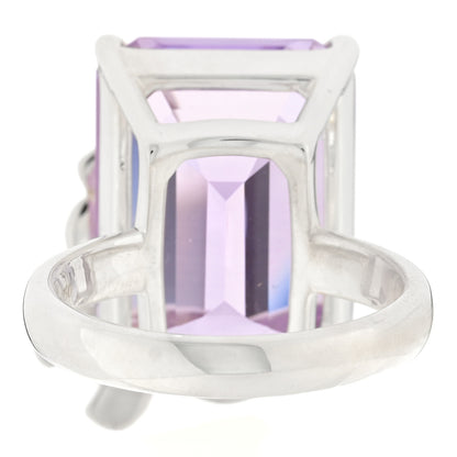 Tiffany Sterling Silver 18K Rose Gold Amethyst Return to Tiffany Love Bugs Butterfly Ring 52 6 3 of 4