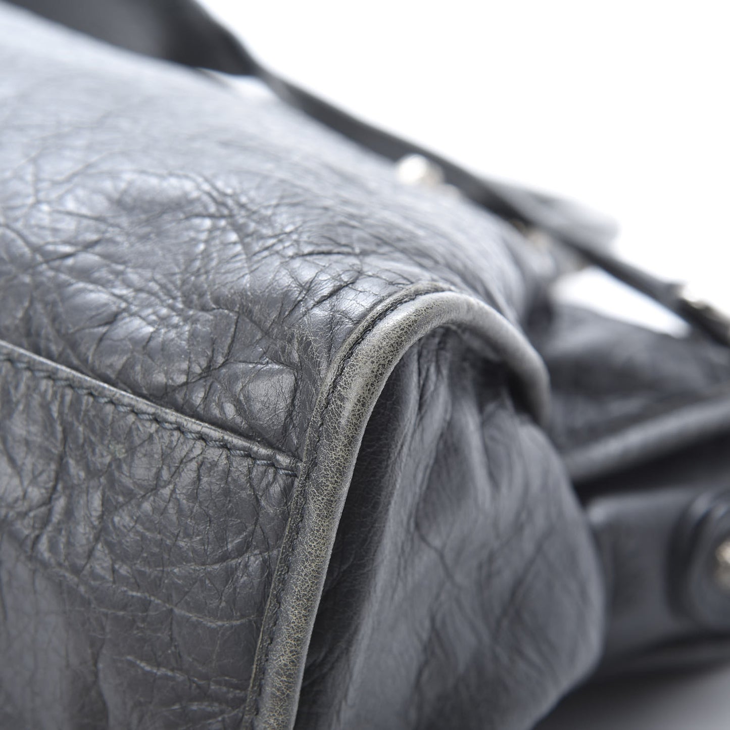 Agneau Giant 12 Silver Hardware Gris Tarmac