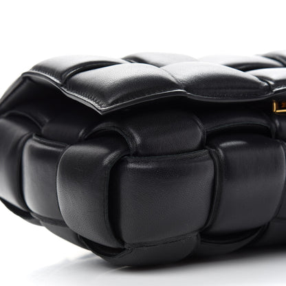 Bottega Veneta Nappa Maxi Intreccio Padded Cassette Crossbody Bag Black 7 of 8