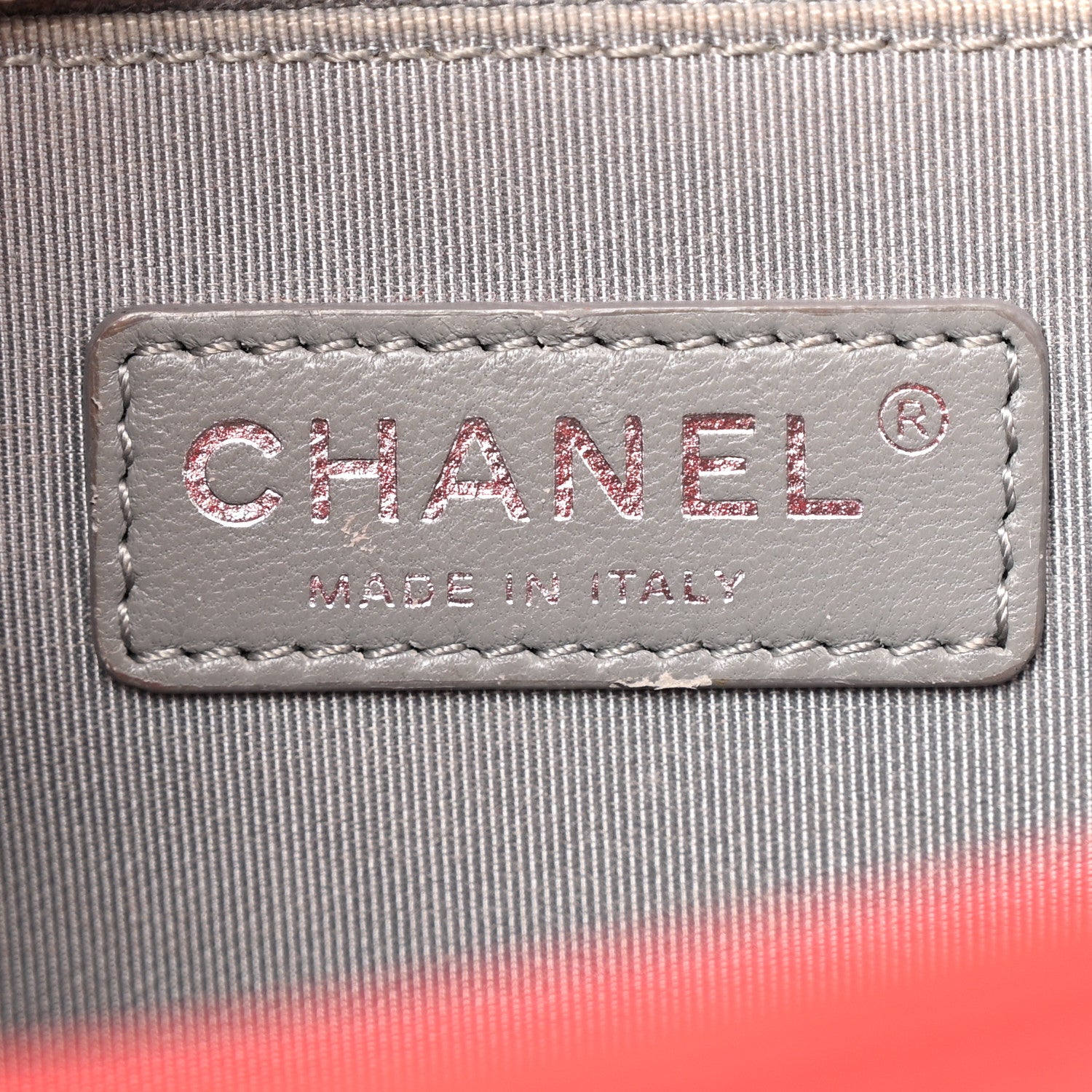 Chanel Calfskin Double Stitch New Medium Boy Flap Red 6 of 16