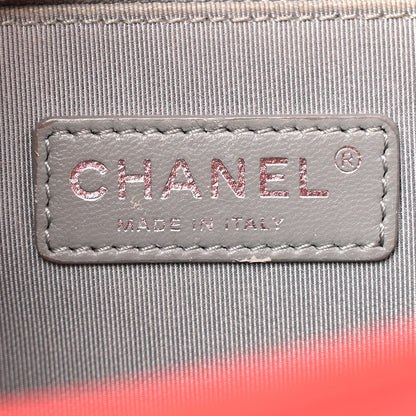 Chanel Calfskin Double Stitch New Medium Boy Flap Red 6 of 16
