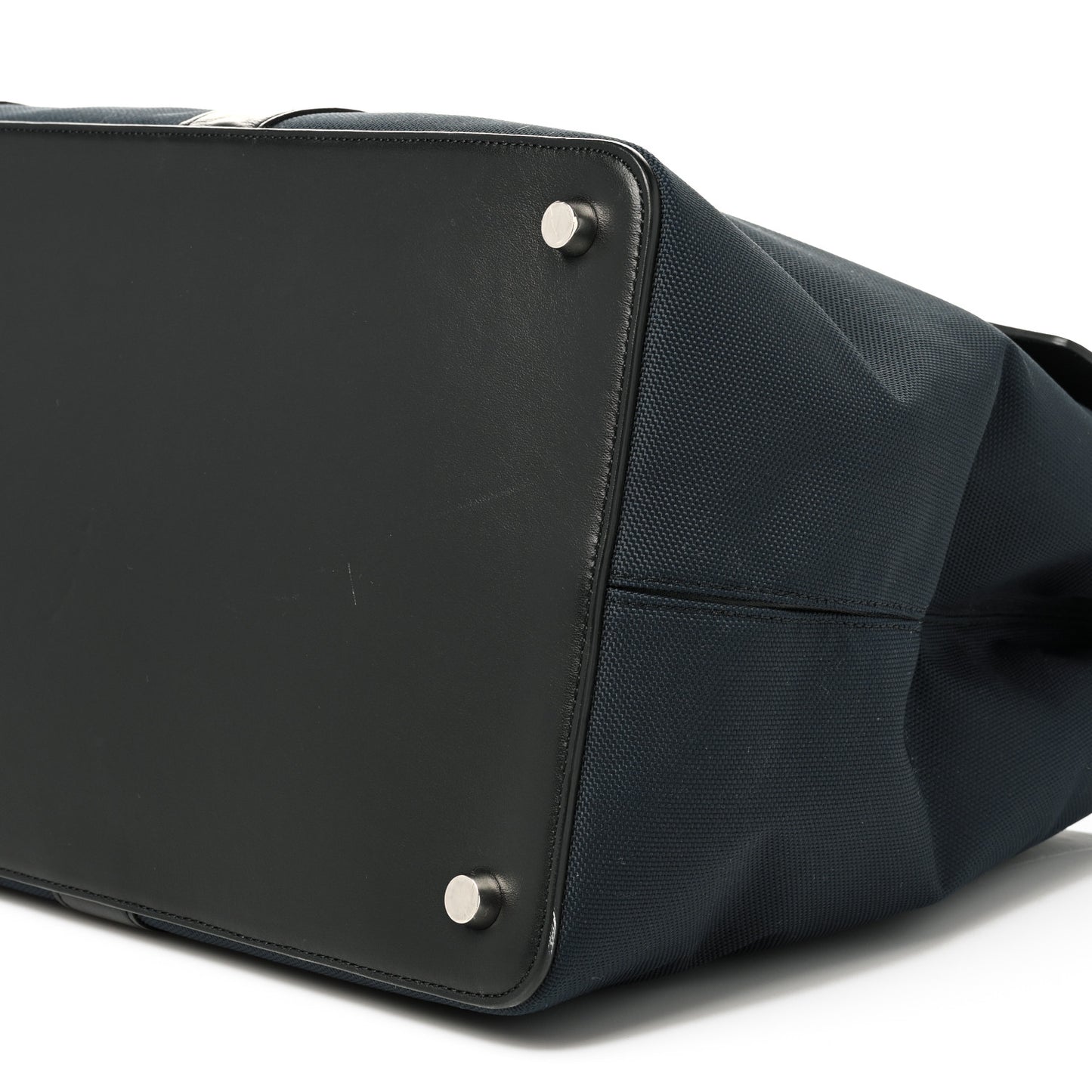 Nylon Calfskin Bayswater Holdall Midnight Black