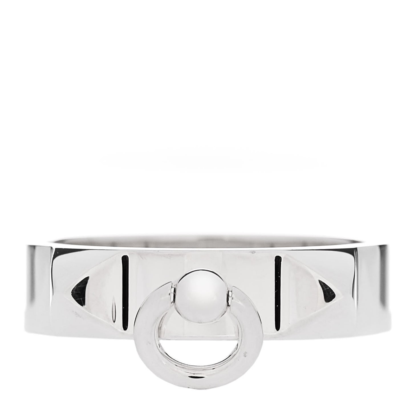 Sterling Silver PM Collier De Chien Ring 56 7.75
