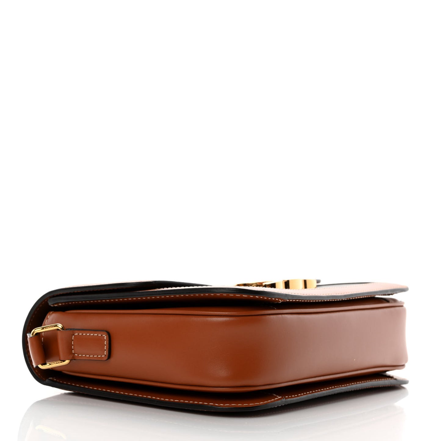 Triomphe Canvas Calfskin Medium Triomphe Bag Tan