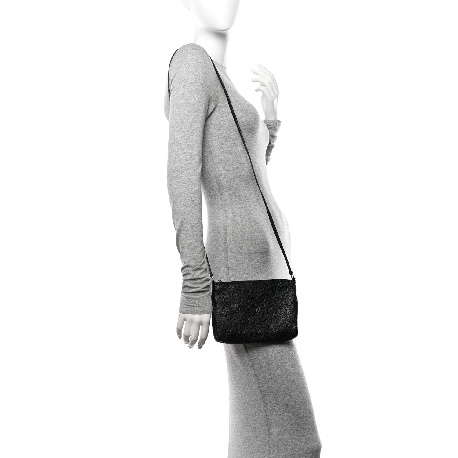 Louis Vuitton Empreinte Pallas Crossbody Black 2 of 12