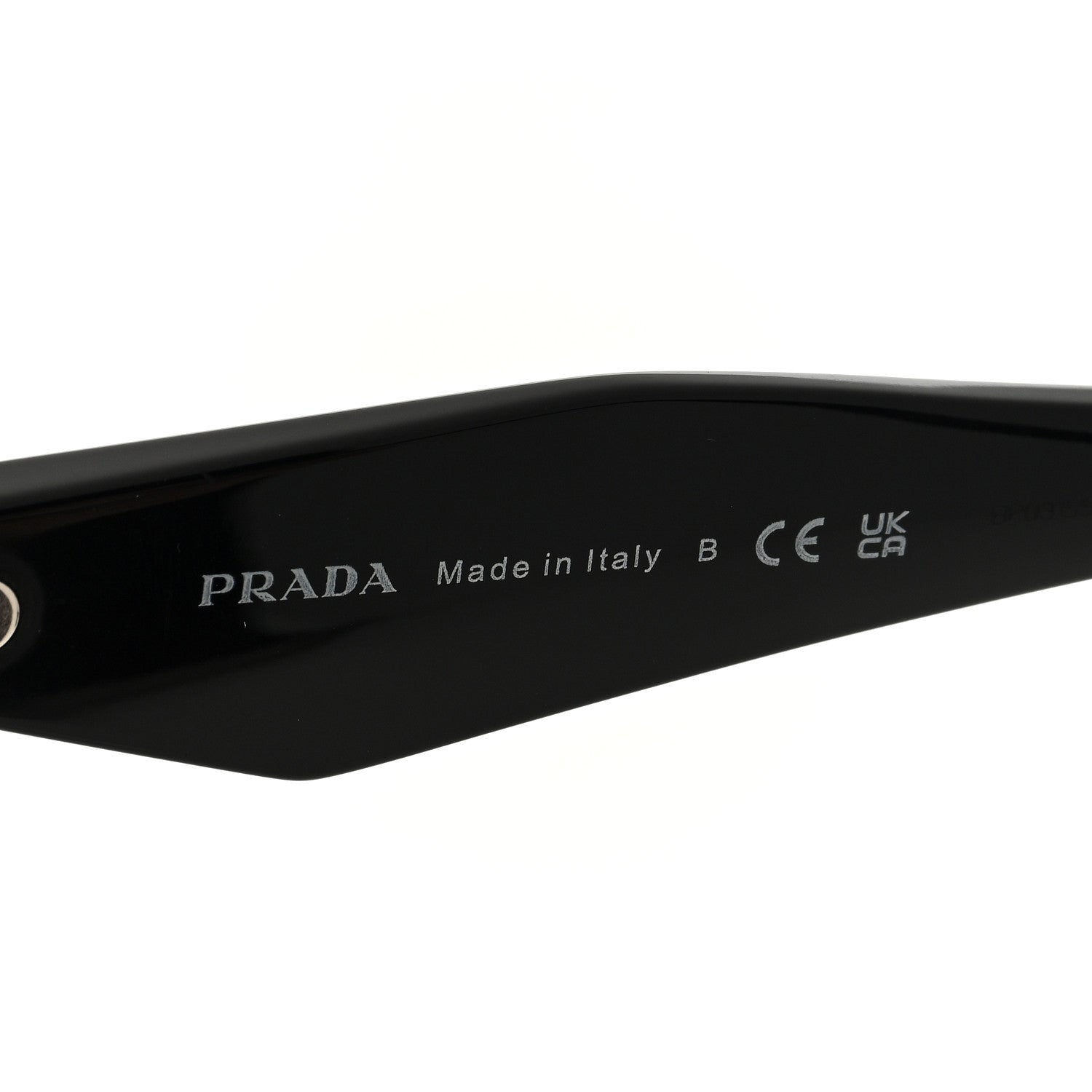 Prada Acetate Symbole Sunglasses SPR 19Z Black 5 of 7