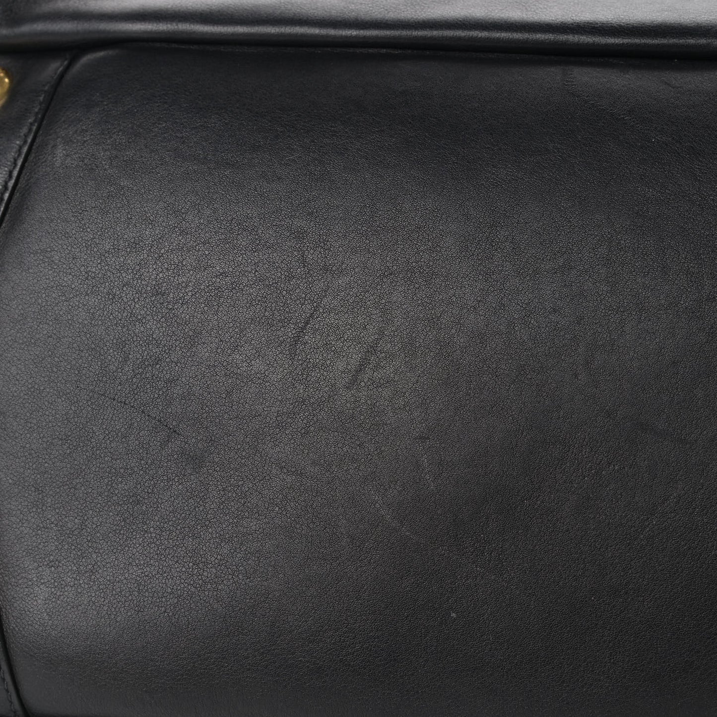 Soft Calf Chain Tote Black