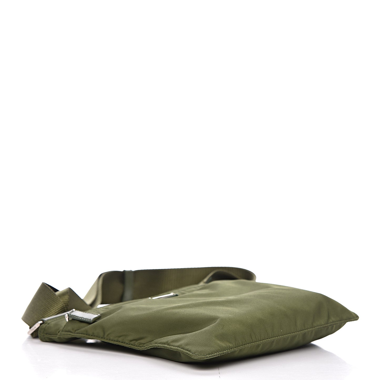 Nylon Vela Sport Small Flat Messenger Bag Army