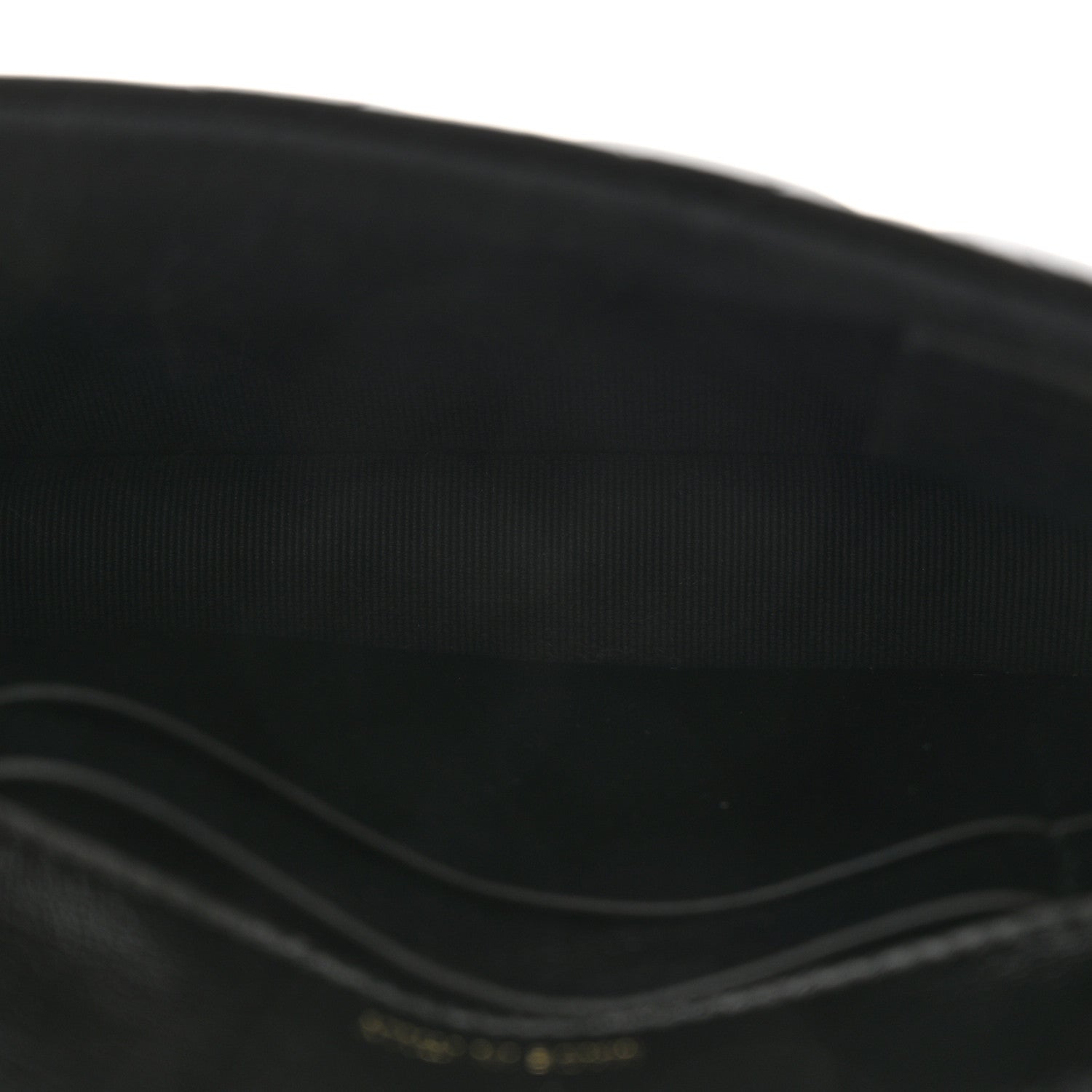 Chanel Shiny Calfskin Quilted Flap Phone Holder With Chain Black 5 of 12