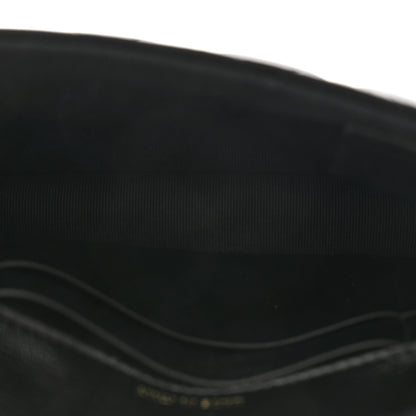 Chanel Shiny Calfskin Quilted Flap Phone Holder With Chain Black 5 of 12
