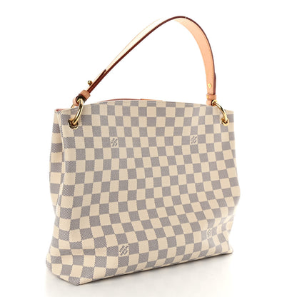 Louis Vuitton Damier Azur Graceful PM Rose Ballerine 3 of 9