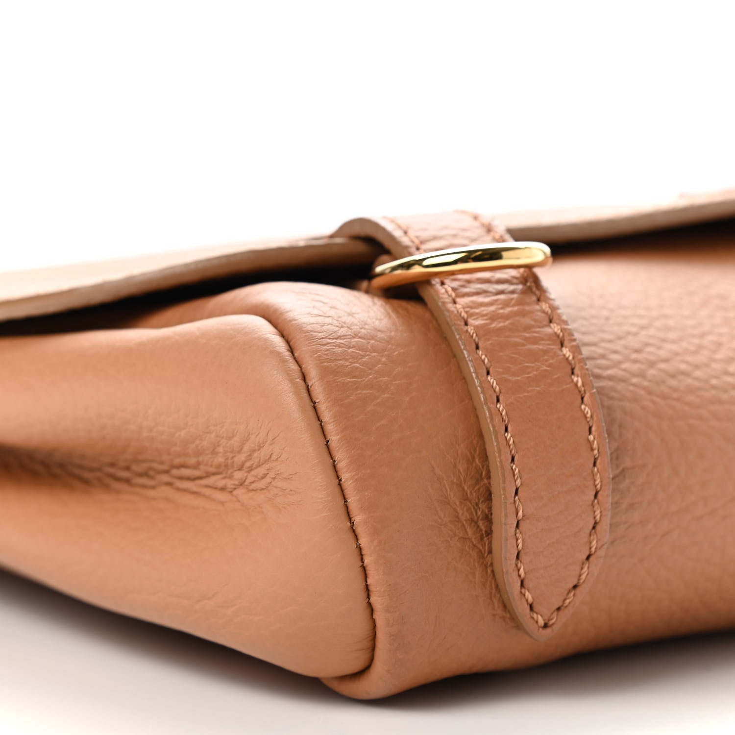 Burberry Deerskin The Bridle Crossbody Pale Clementine 8 of 9