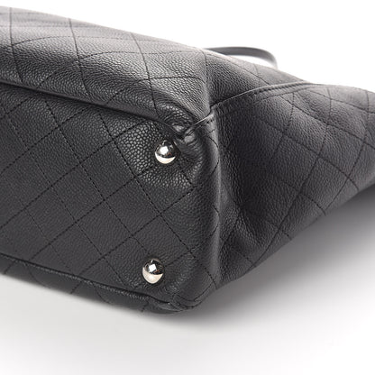 Chanel Caviar Stitched Medium CC Pocket Hobo Black 10 of 10