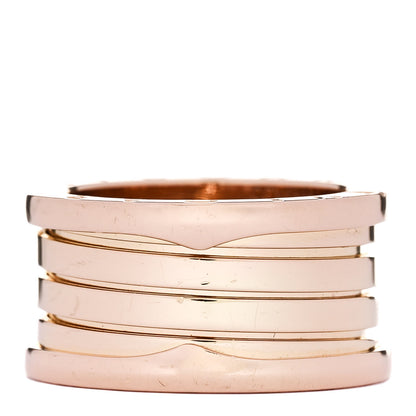 Bulgari 18K Rose Gold B.Zero1 Four-Band Ring 55 7.25 3 of 5