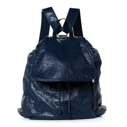 Balenciaga Agneau Classic Hardware S Traveler Backpack Blue Obscur 1 of 12