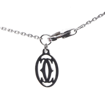 Cartier 18K White Gold Diamond Symbols Cross Pendant Necklace 5 of 9