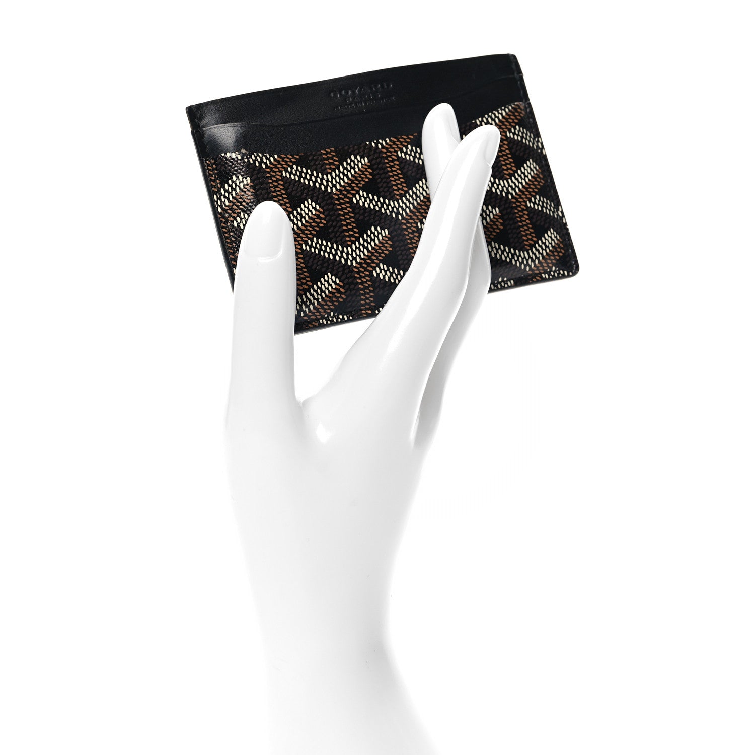 Goyard Goyardine Saint Sulpice Card Holder Black 2 of 6
