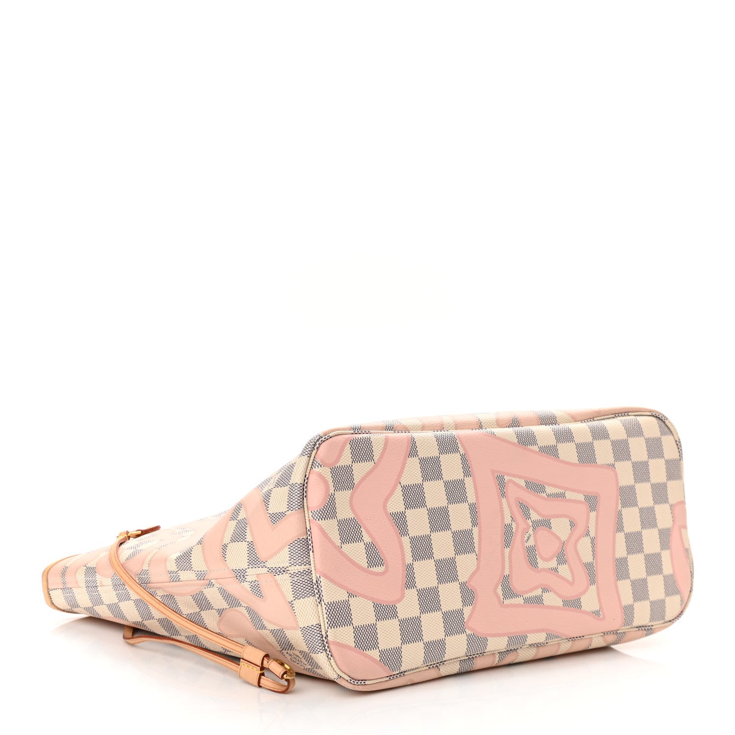 Louis Vuitton Damier Azur Tahitienne Neverfull MM 4 of 9