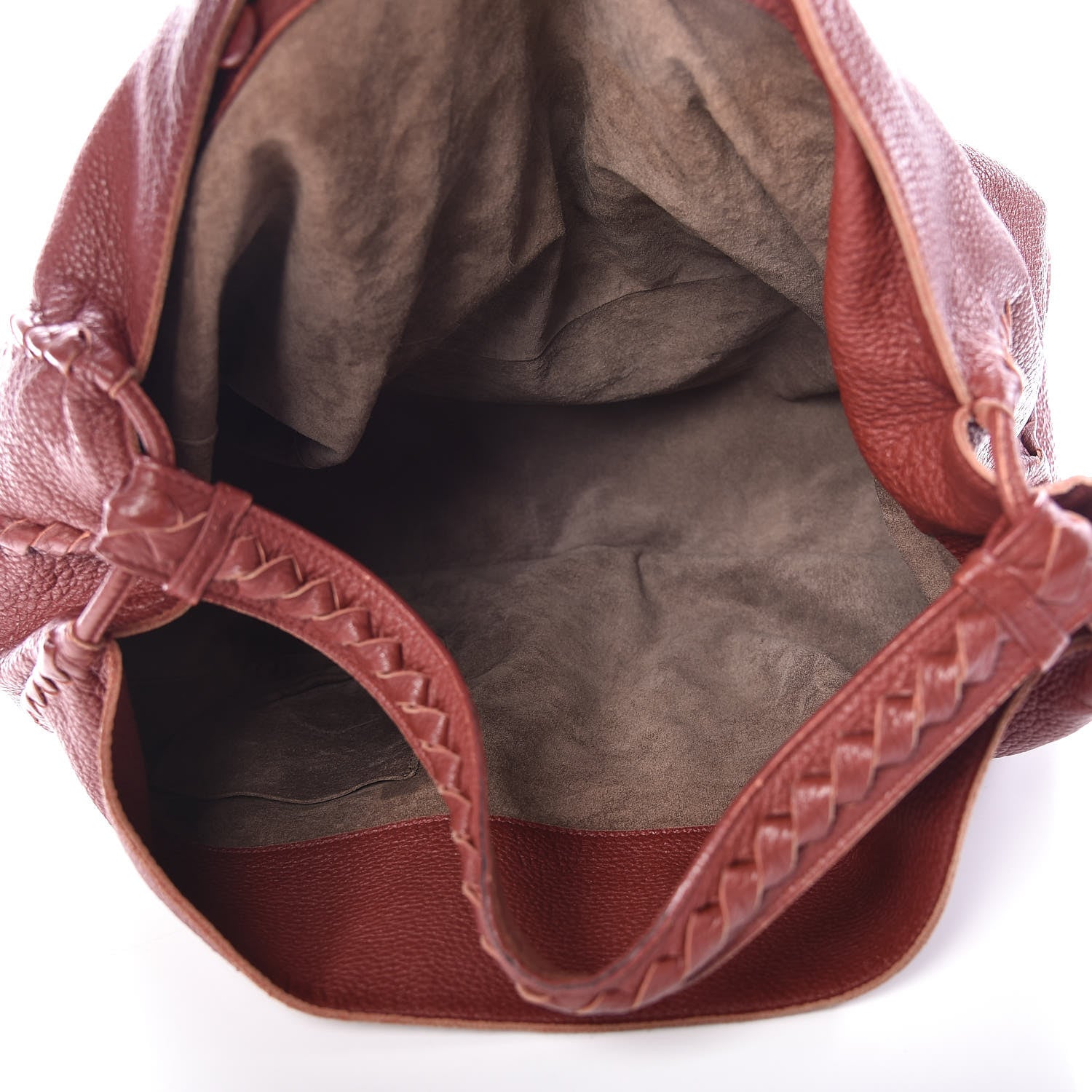 Bottega Veneta Washed Cervo Deerskin Large Hobo Brique 5 of 21