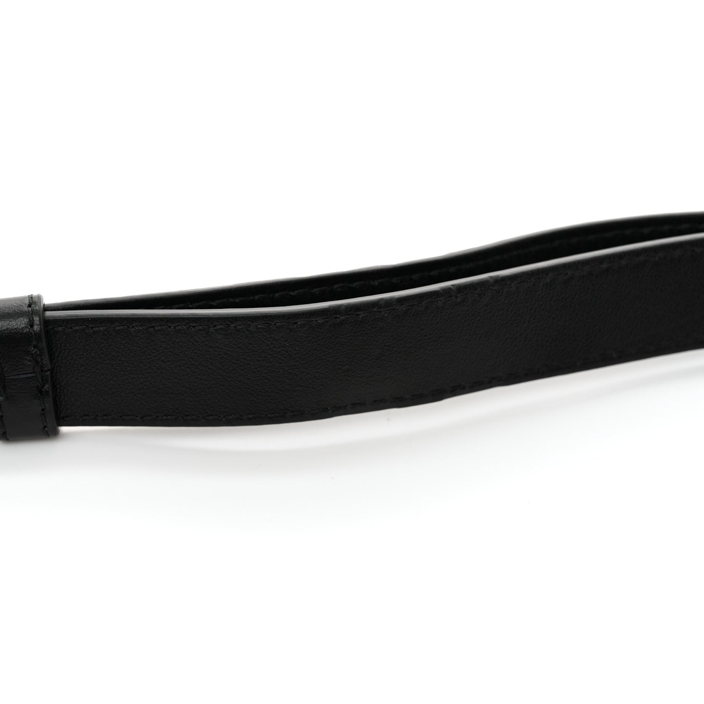 Calfskin Quilted Waist Belt Bag Black